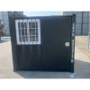 2025 Rhino-Cross-Containers 7ft Noir Conteneur d’expédition avec porte et fenêtre