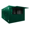 Conteneur Bar Démontable 4×4 mètres XL Vert RAL 6005