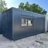 Conteneur base de vie avec cuisinette, WC et douche 6,00 x 2,43m