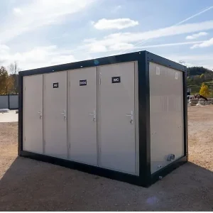 Conteneur sanitaire, 8 x (WC + lavabo) 220x400