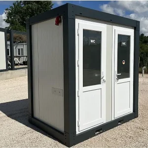 Conteneur sanitaire, Conteneur WC, WC double 120x220